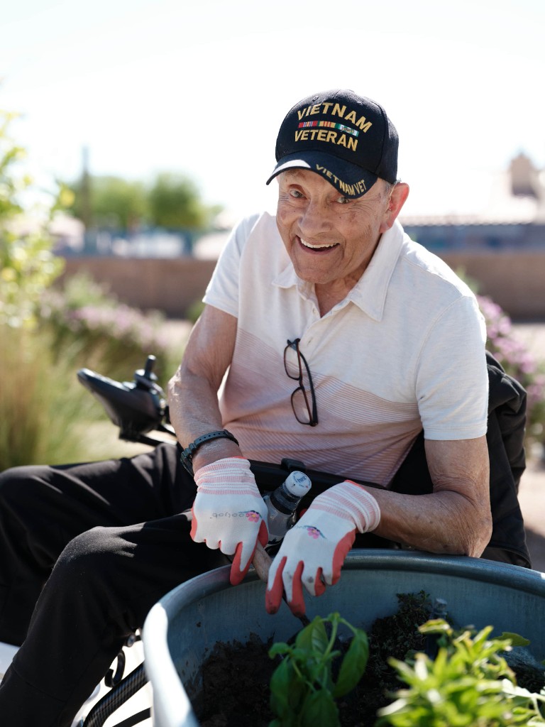Senior client in Buckeye receiving compassionate home care support